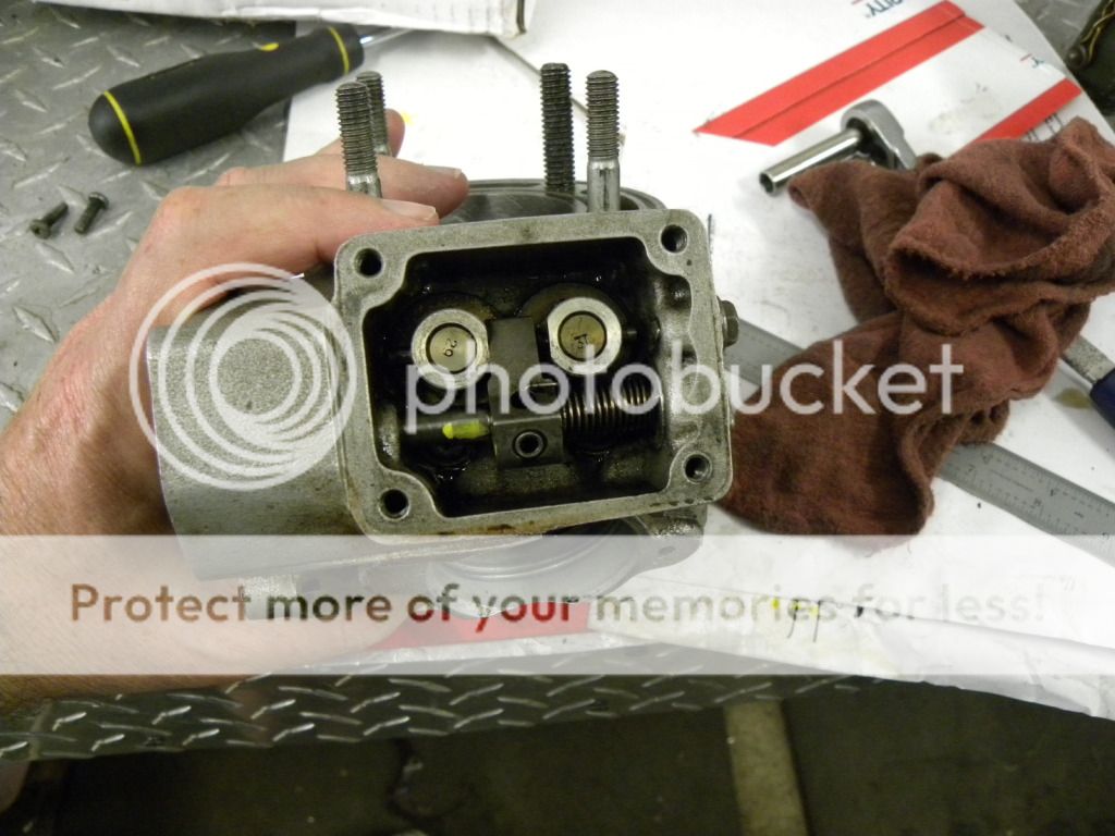 How to disassemble clean & reassemble a RM80 Exhaust valve KX Guru Racing